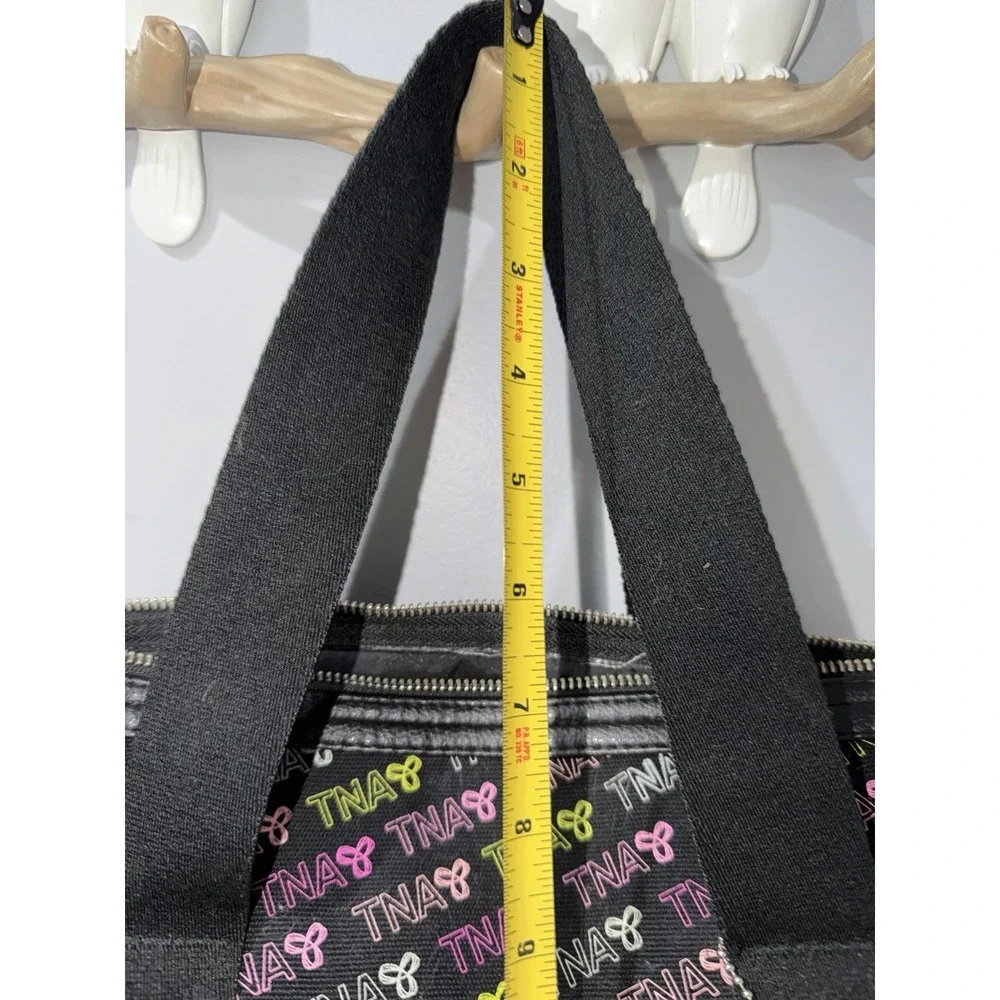 Y2K Vintage Aritzia TNA‎ small duffle Bag Multicolor Black 1
